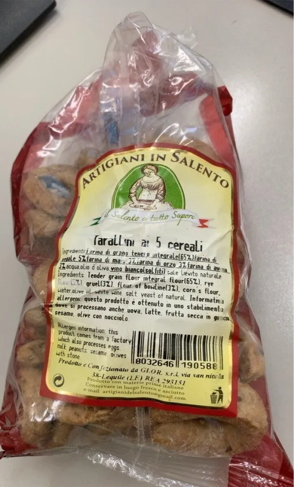 Taralli ai 5 cereali