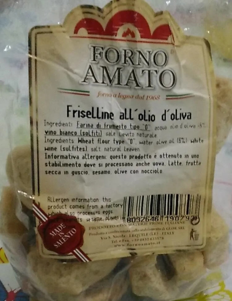 Friselline all'olio d'oliva