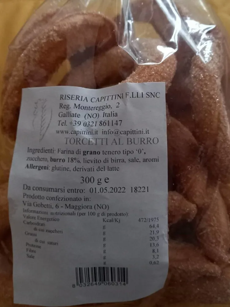 Torcetti al burro