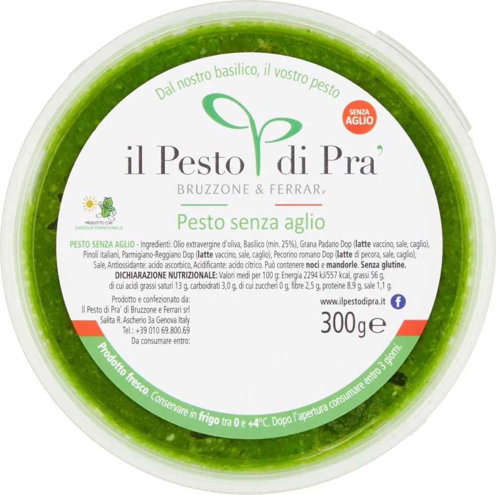Pesto senza aglio