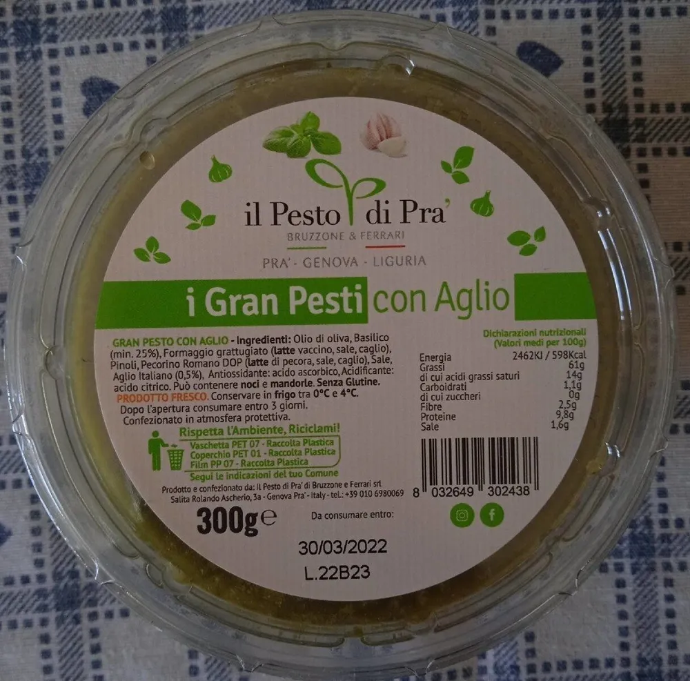 Pesto con aglio