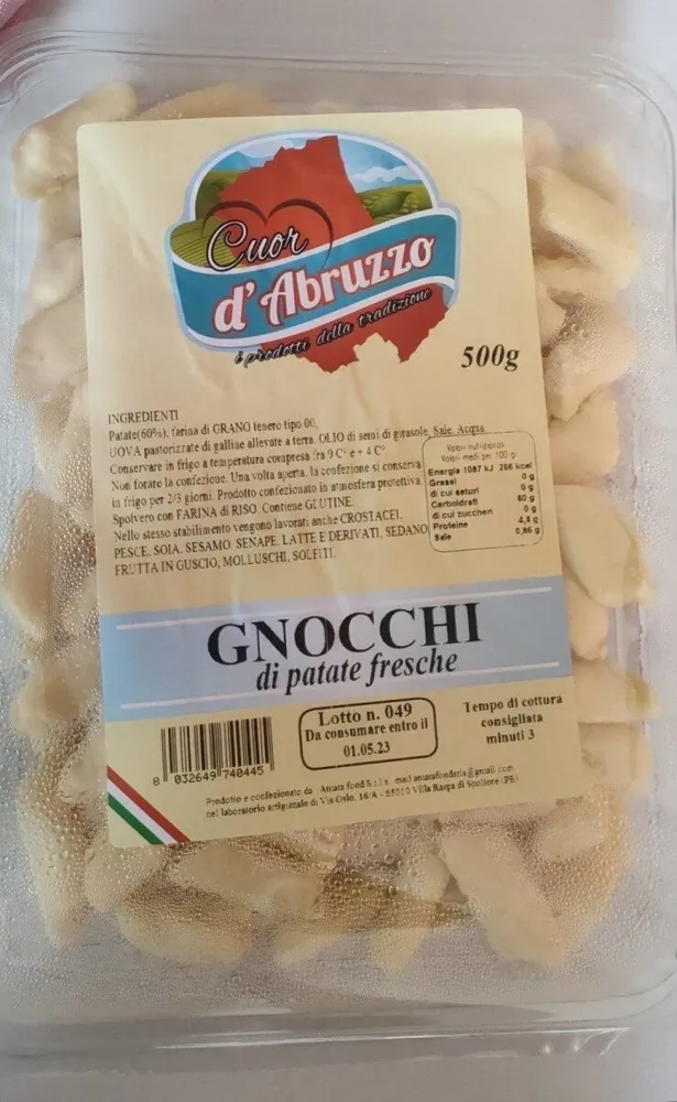 Gnocchi di patate fresche