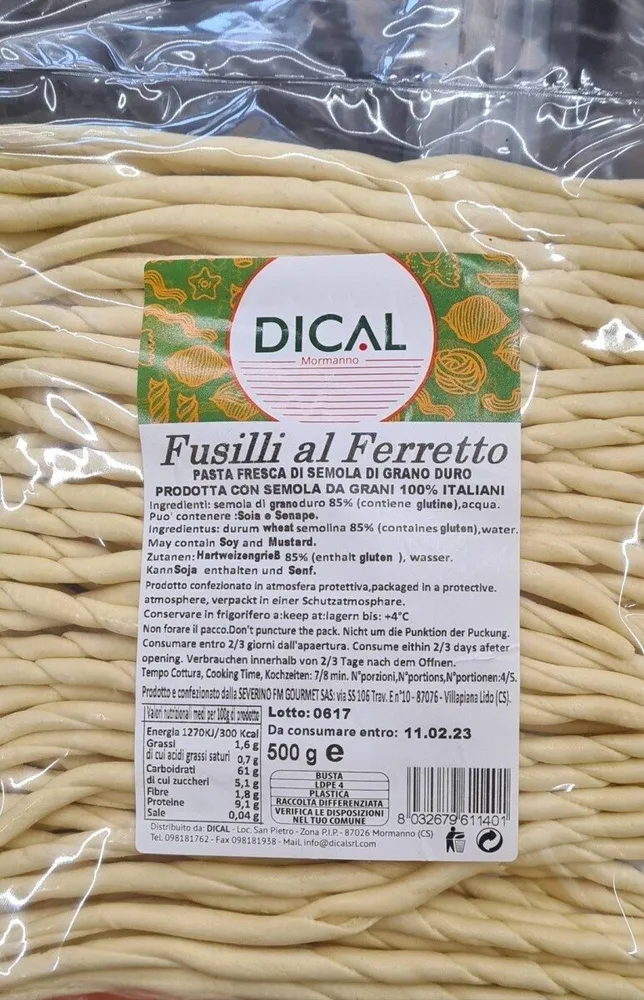 Fusilli al ferretto