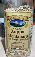 Zuppa montanara con funghi porcini