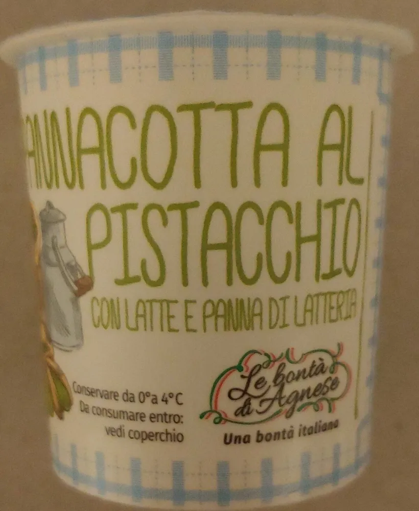 Pannacotta al pistacchio
