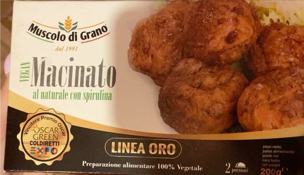 Macinato al naturale con spirulina
