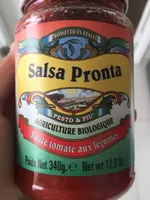 PESTO & PIU Sauce Tomate aux Légumes Bio 340 g Lot de 6