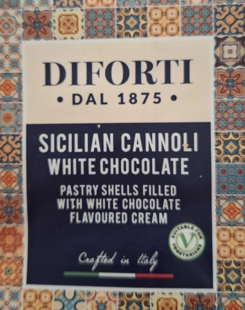 Sicilian Cannoli White Chocolate
