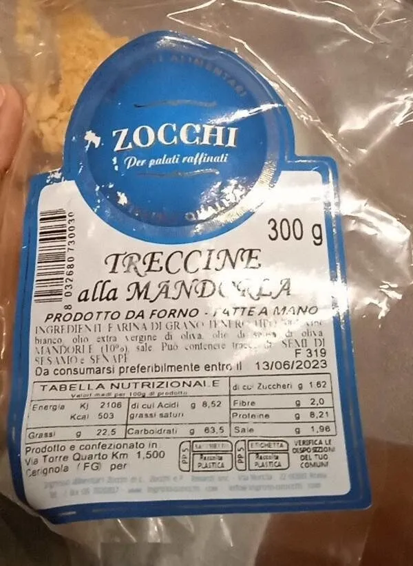 Treccine alle mandorle