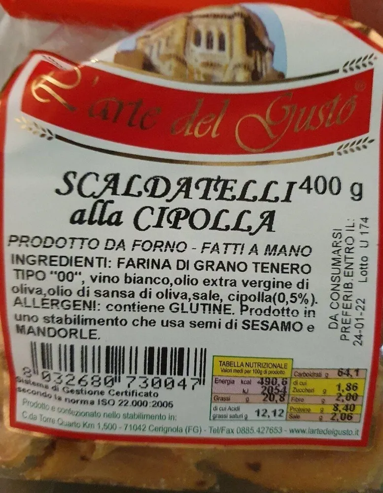 Scaldatelli alla cipolla