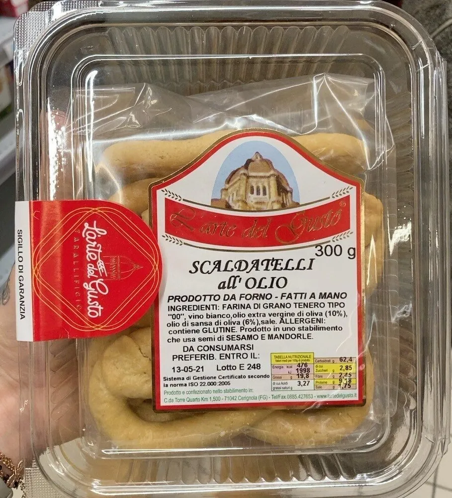 Scaldarelli "Taralli "All'olio Di Cerignola Zocchi