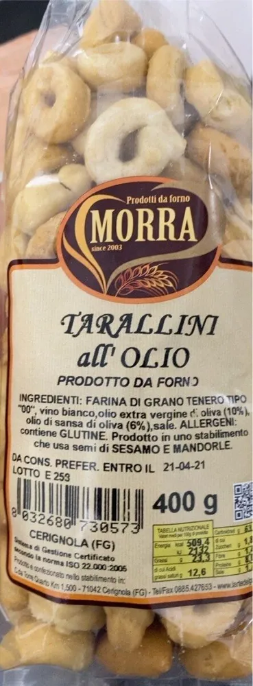 Taralli all’olio