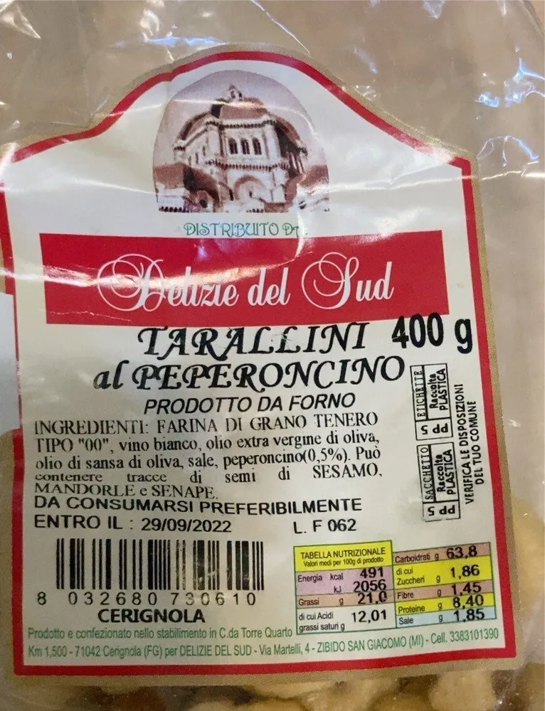 Tarallini al peperoncino