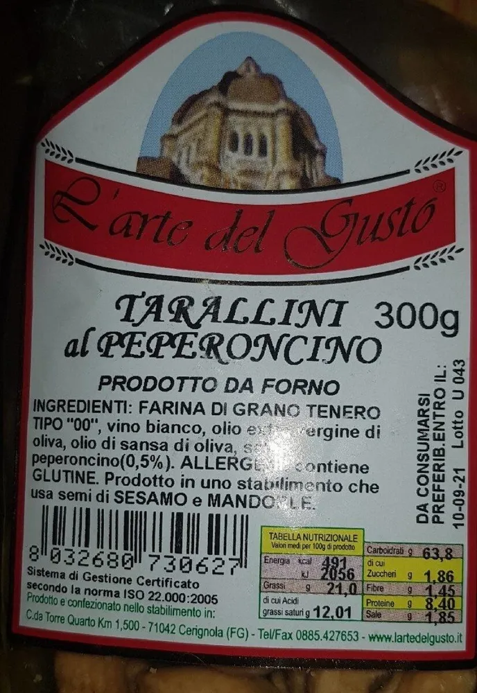 Taralli al peperoncino