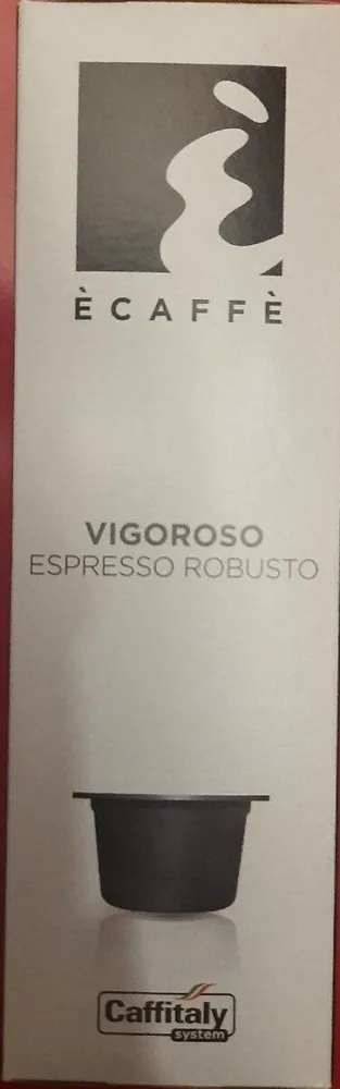 È caffè  vigoroso espresso robusto
