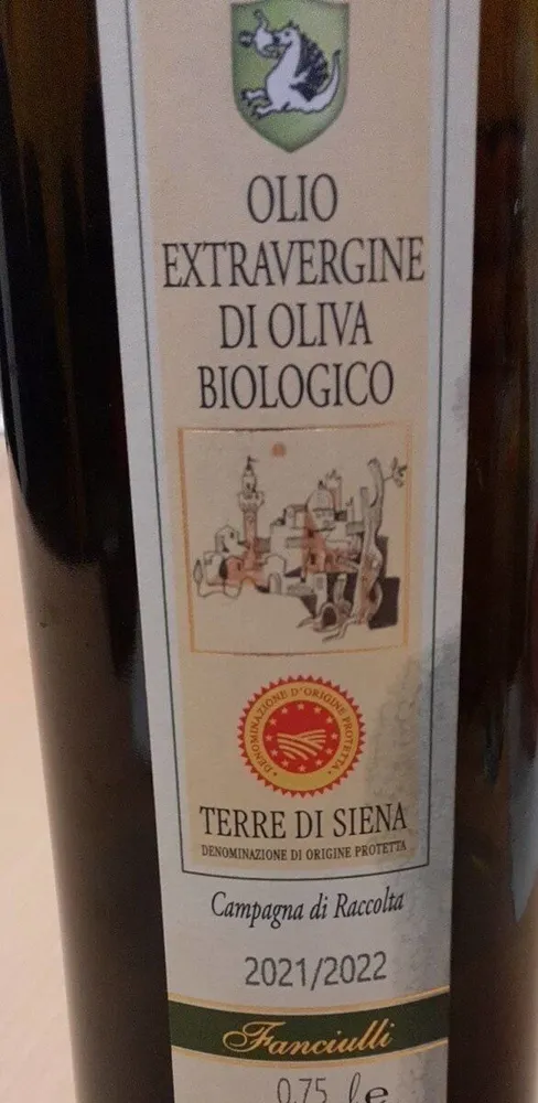 olio evo biologico