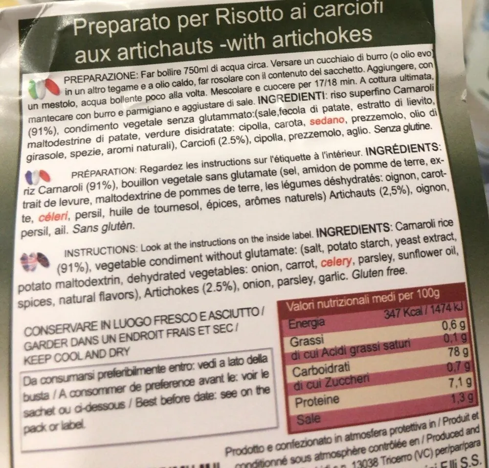 Risotto ai carciofi
