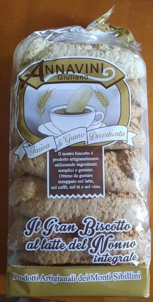 Il gran biscotto al latte del nonno Integrale