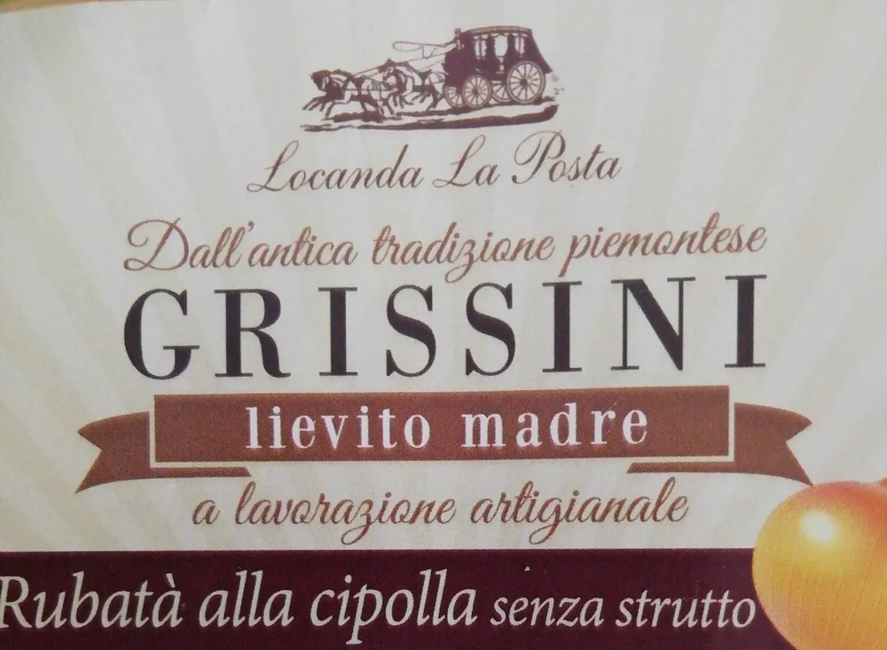 Grissini Rubatà alla cipolla