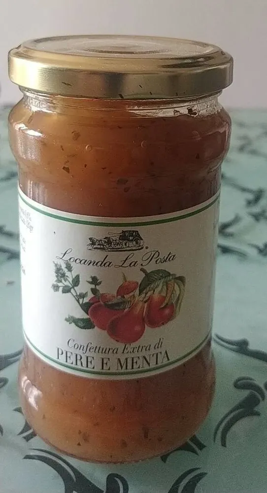 Confettura extra di pere e menta