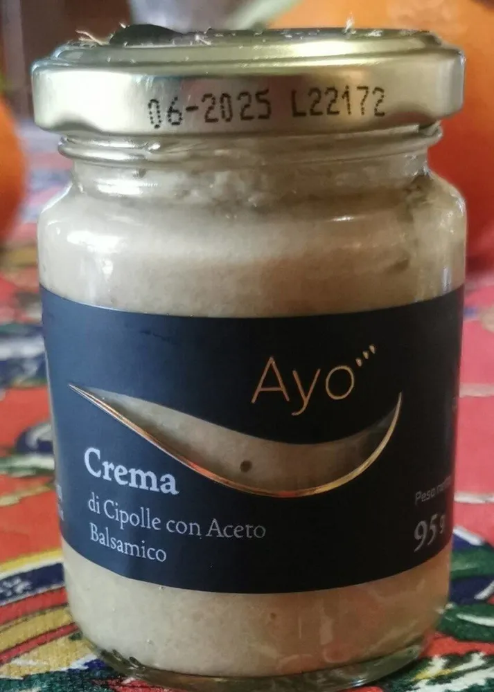 Crema di cipolle a aceto balsamico