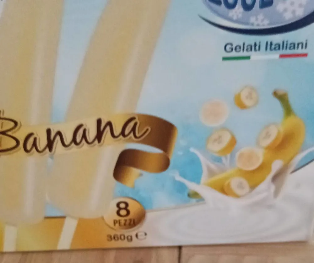 Stecco con cremoso gelato alla banana