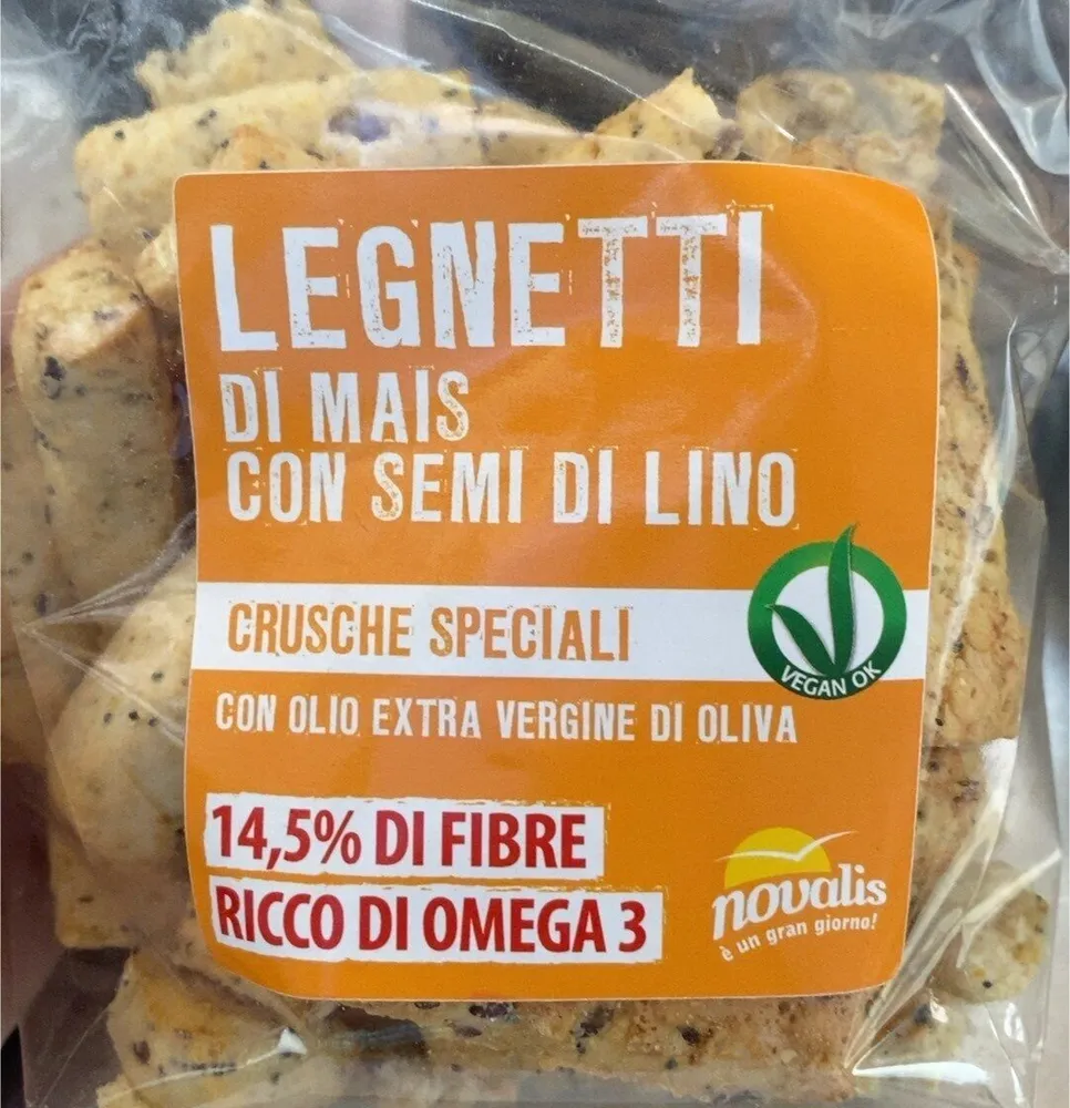 Legnetti di mais con semi di lino
