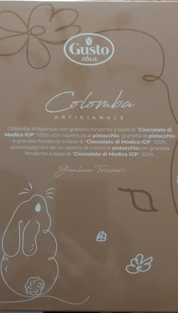 Colomba artigianale Gusto Etna