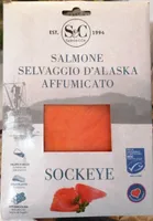 Salmone selvaggio d' Alaska affumicato