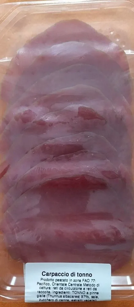 Carpaccio di tonno