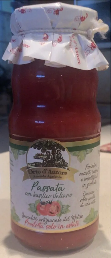 passata com basilico italiano