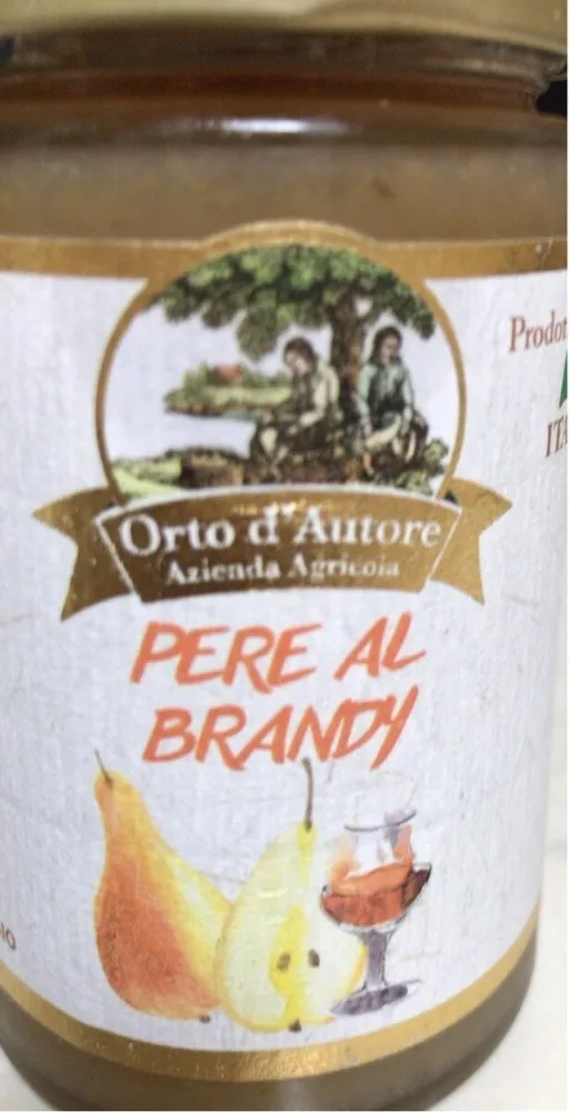 Pere al brandy