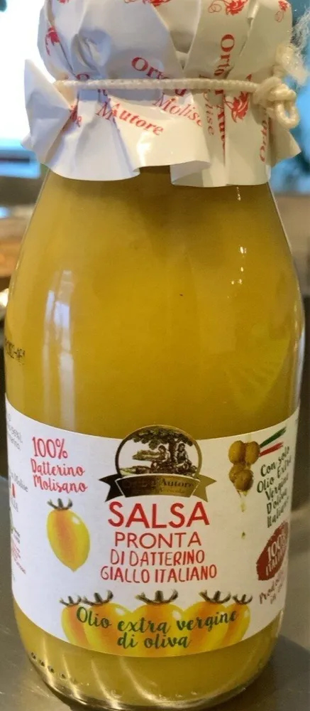 Salsa pronta di datterino giallo italiano