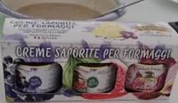 Tris di creme saporite per formaggi