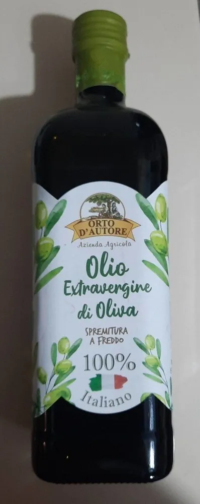 Orto d'autore olio extravergine di oliva spremuta a freddo
