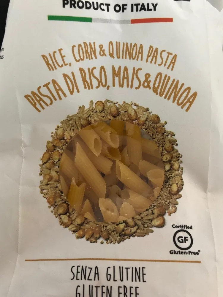Pasta di riso, mais e quinoa