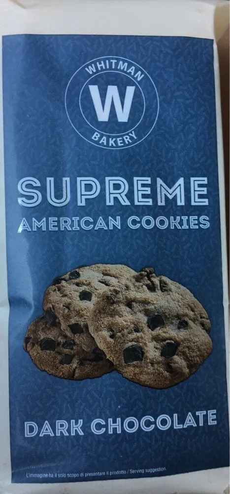 Supreme american cookies dark chockolate