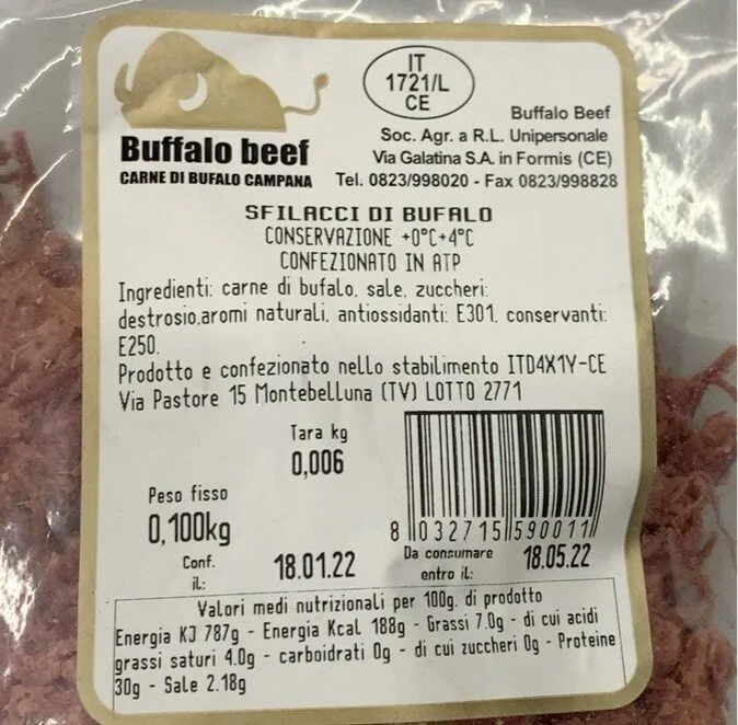 Sfilacci di Bufalo