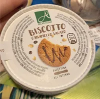 Gelato al biscotto caramello salato