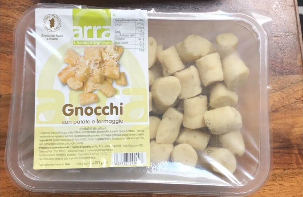 Gnocchi con patate e formaggio