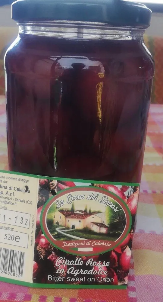 Cipolle rosse in agrodolce