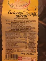 Grissini « Stirati » avec l'huile d'olive