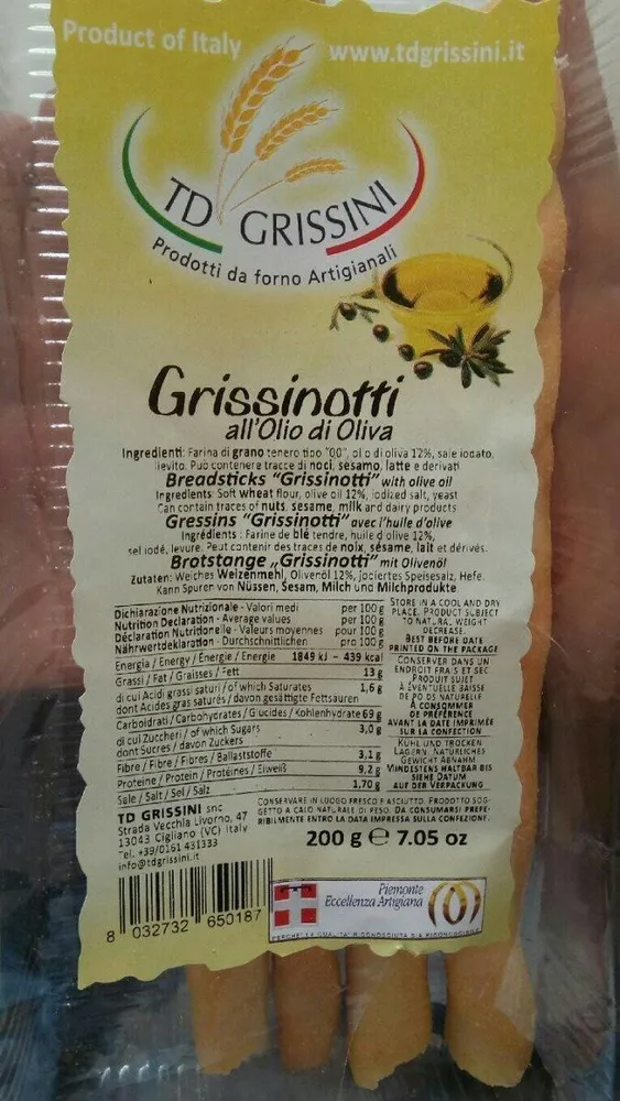 Grissinotti all olio di oliva