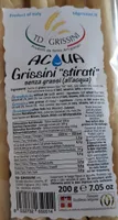 Grissini stirati all'acqua
