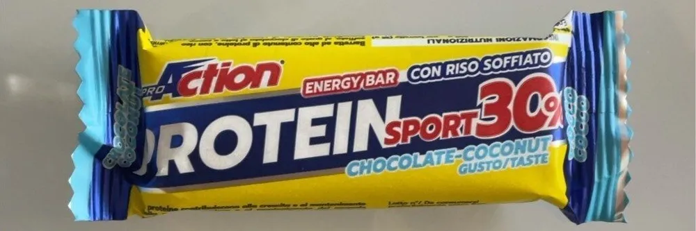 Pro action protein bar