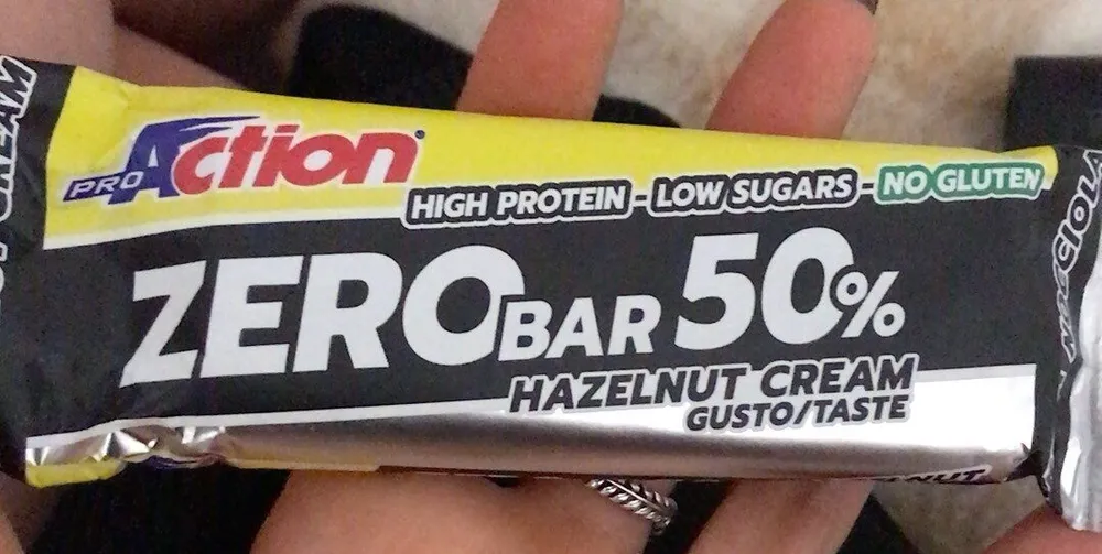 Zero bar hazelnut cream
