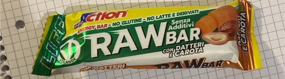RAW bar con datteri e carota