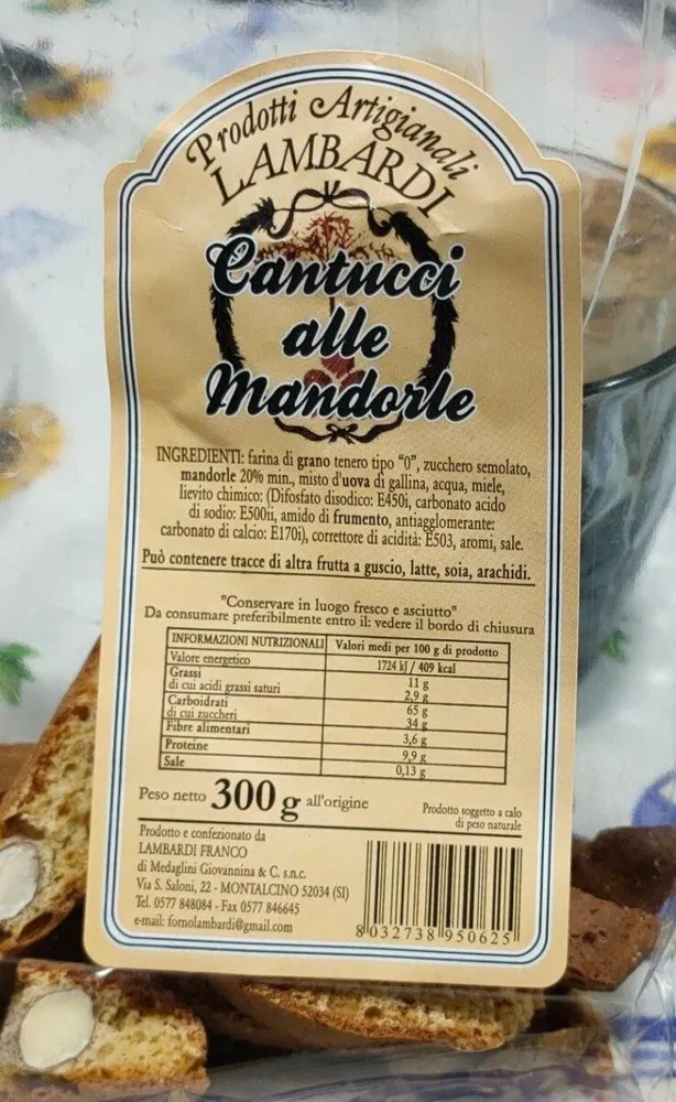 cantuccini alla mandorle