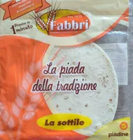 La piada della tradizione La sottile