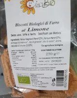 Biscotti biologici di farro e limone